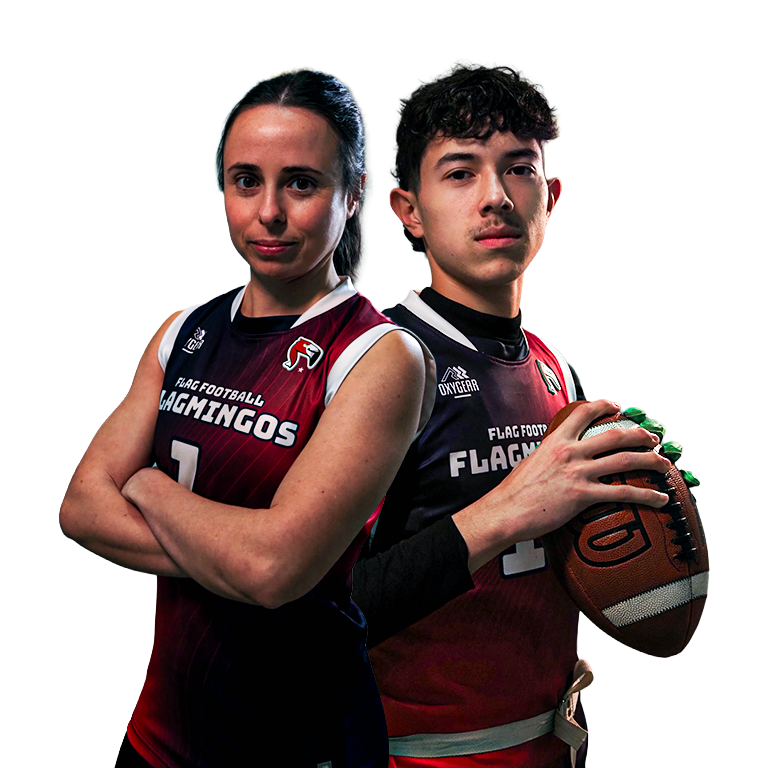 Joueurs de Flag Football